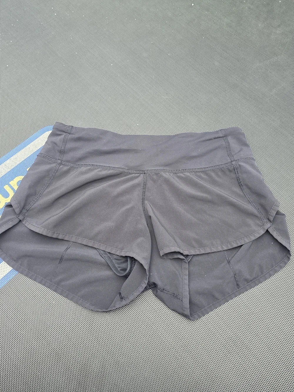 lululemon athletica Black Double-Layer Athletic Shorts
